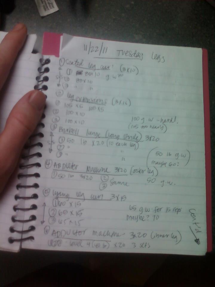 Benefits Of Keeping A Workout Log Natalie Hodson