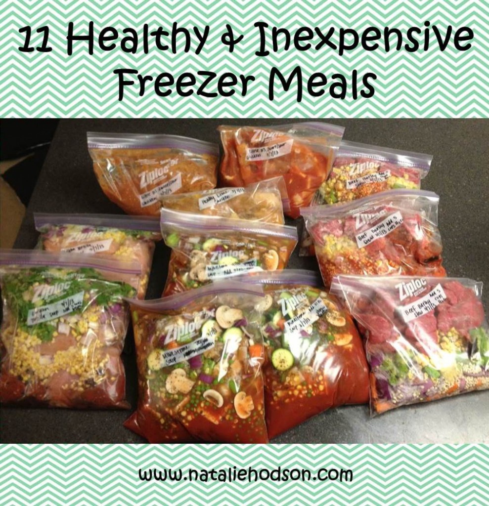 11 Healthy & Inexpensive Freezer Meals! | Natalie Hodson
