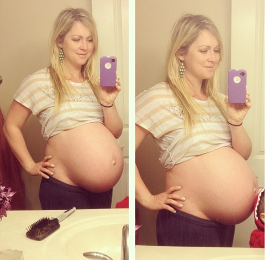 41 Weeks Pregnant (Day I went into labor) .
